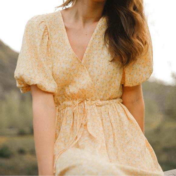 Christy Dawn Dahlia Dress in Butterscotch - Picture 1 of 6
